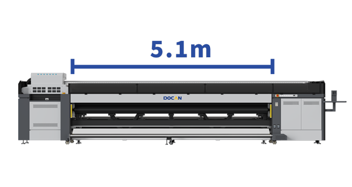 Largura de Impress?o de 5.1m  Equipamento Industrial Pesado